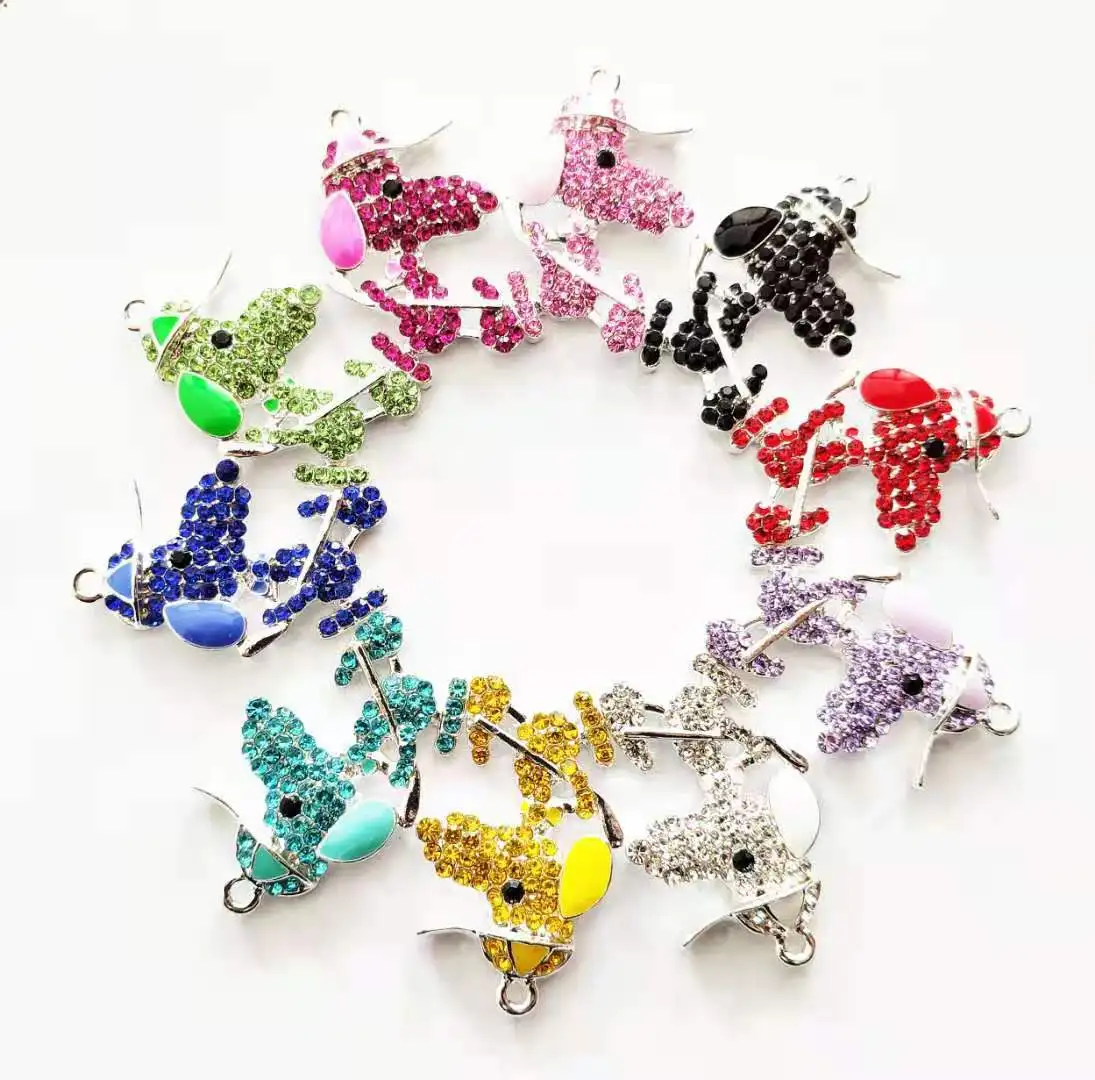 

10pcs dog charms for women's handmade jewelry accessories