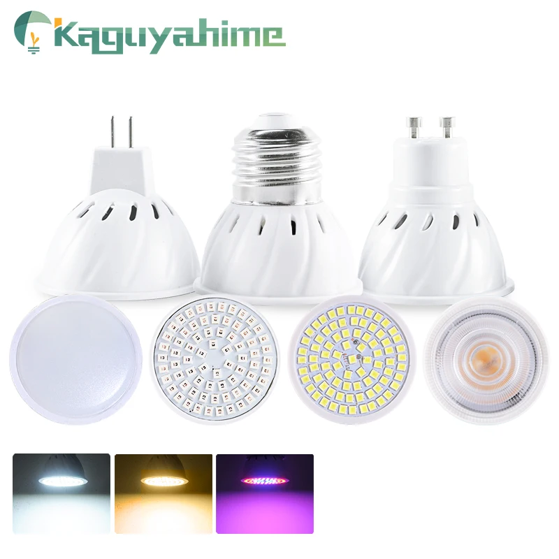 Kaguyahime MR16 GU10 Светодиодный светильник E27 Точечный 6 Вт 7 8 AC 220 В 240 точечный с
