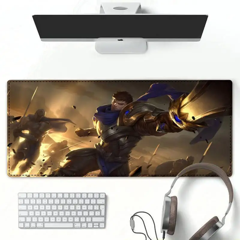 

Nice League of Legends Garen Gaming Mouse Pad PC Laptop Gamer Mousepad Anime Antislip Mat Keyboard Desk Mat For Overwatch/CS GO