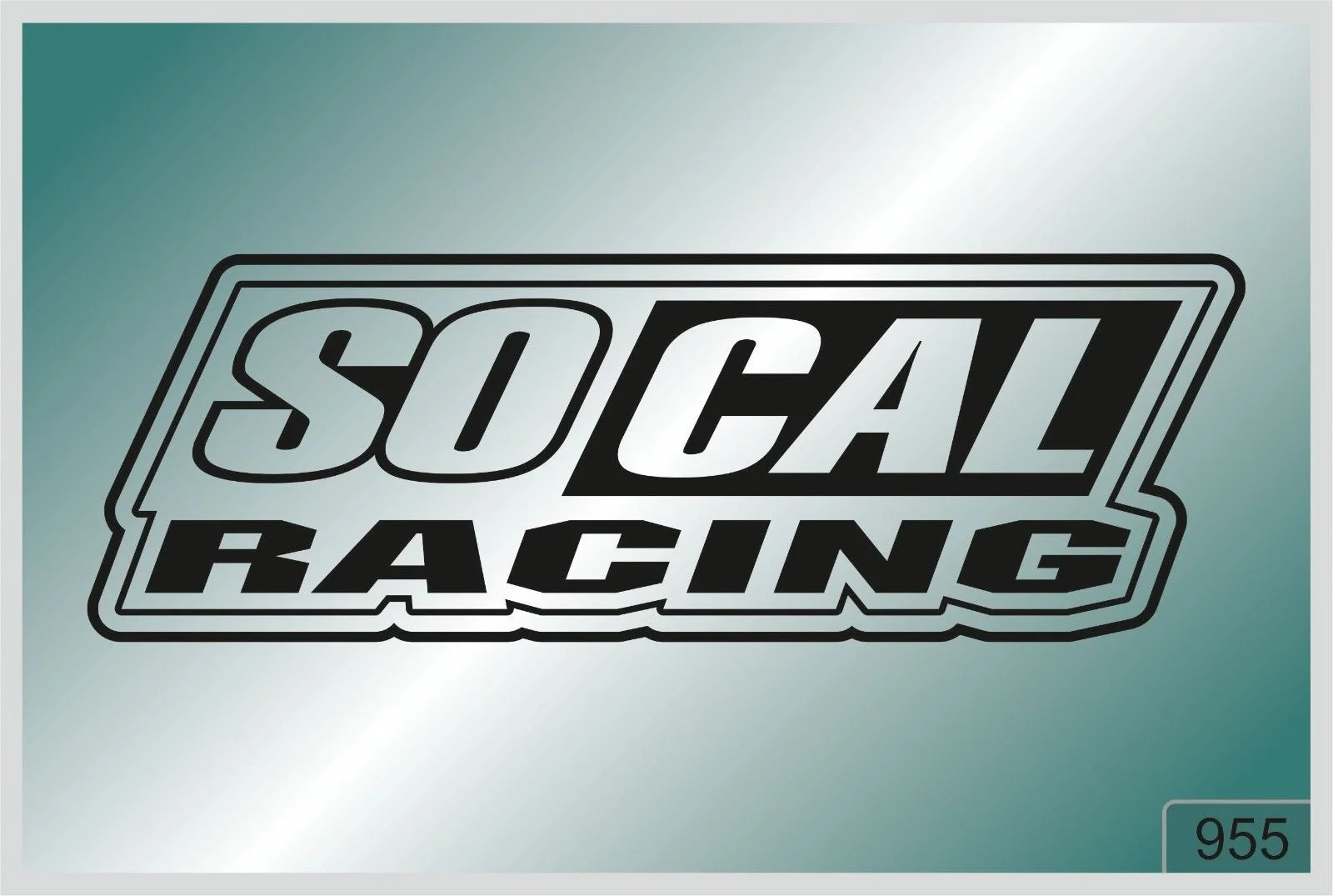 

Для SoCal Racing -2 шт. Высококачественные наклейки разных цветов 955