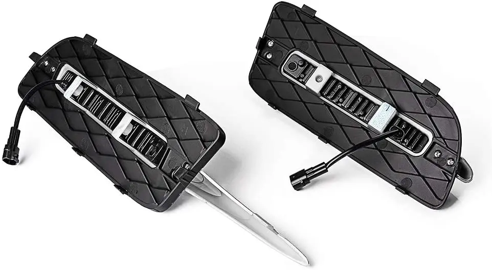 

1 Pair DRL Daytime Running Lamps Xenon White 60W High Power Car Daylight Front Bumper Lights For BMW X5 E70 2007 2008 2009 2010