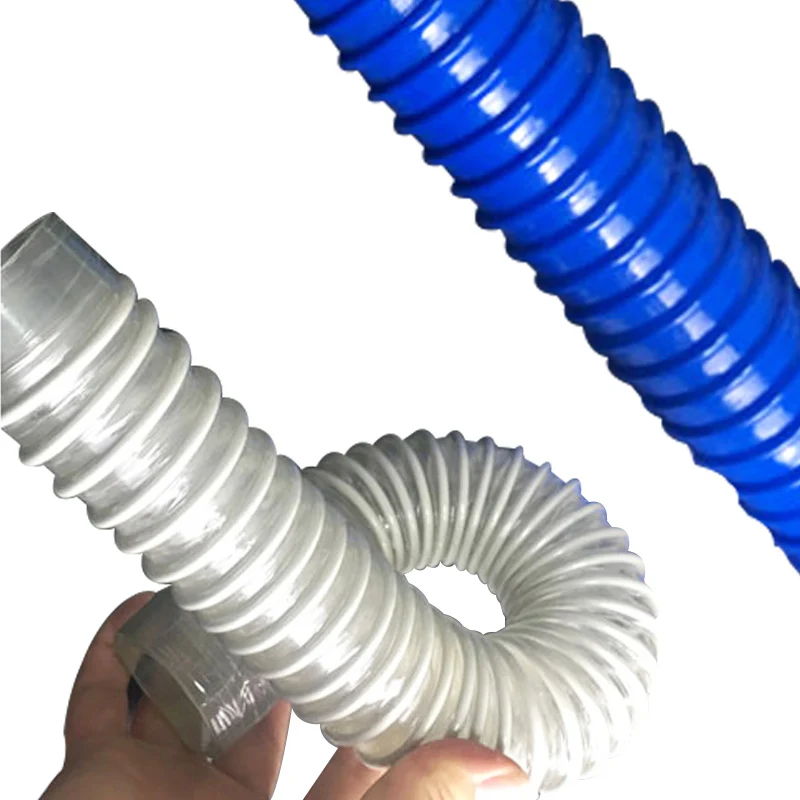 Промышленный гофрированный трубопровод гибкий из ПВХ 40-200 мм х 1-4 м шланг