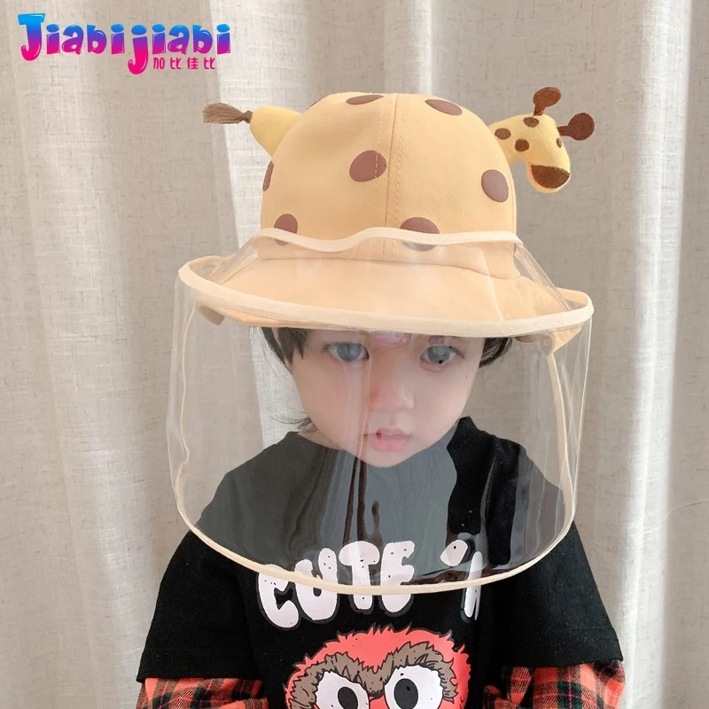 Детская шапка маска для защиты лица от вирусов защита пятен прозрачная мальчиков