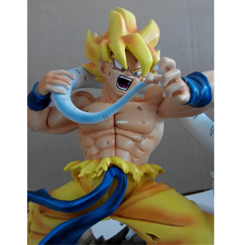 1" Dragon Ball Z статуя Супер Saiyan бюст Сон Гоку VS Frieza полноразмерный портрет Kakarotto GK экшн-модель игрушечная коробка 30 см Z2722