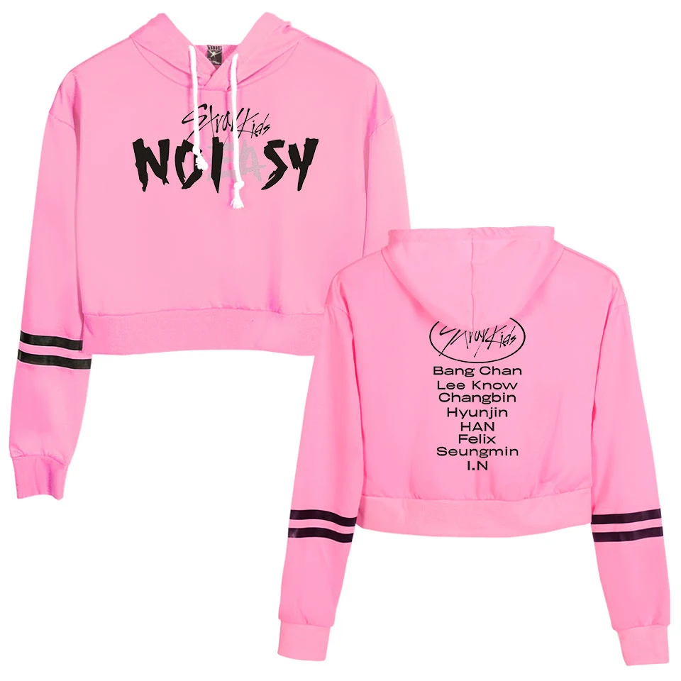 Укороченный топ для детей Stray Noeasy SKZ женские толстовки с высокой талией