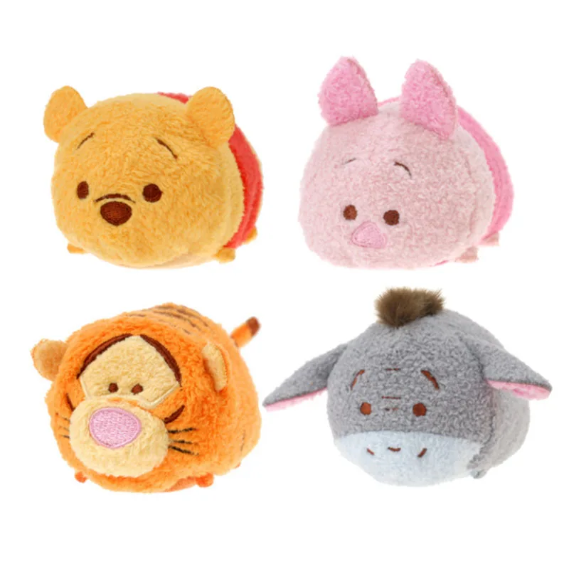 

10Types Disney Tsum Tsum Winnie the Pooh Plush Toys Dolls Pooh Piglet Eeyore Tiger Animal Tsum Stuffed Plush Toys Gifts for Kids