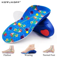 kotlikoff orthopedic insoles for children kids arch support insoles flat foot flatfoot xo leg orthotic shoe heel pu pad inserts