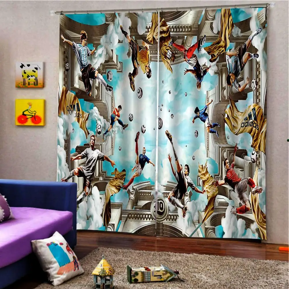 Пользовательские европейские архитектурные персонажи соревнований по футболу