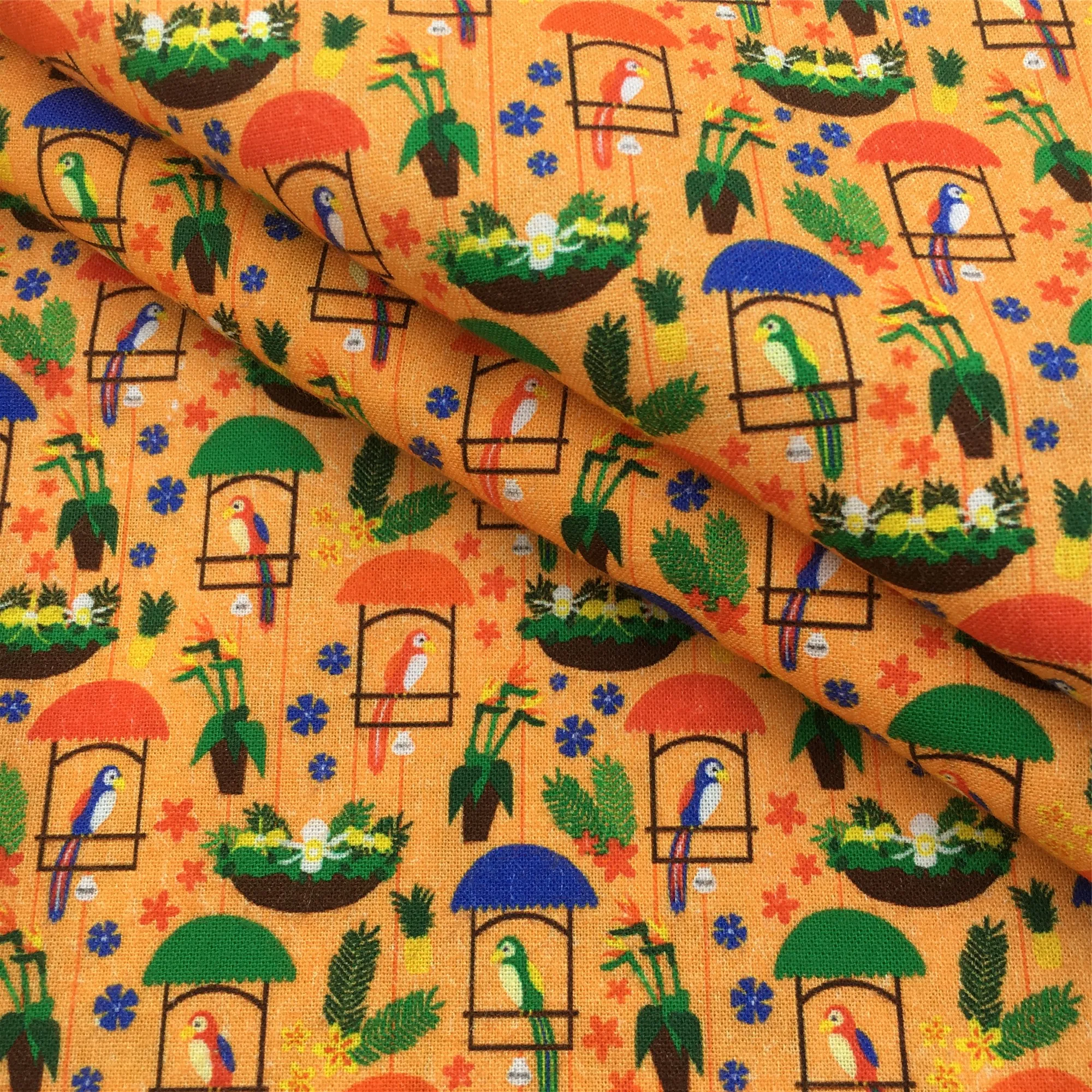 

50*140cm Character Animal Printed 100% Cotton Fabric for Tissue Kids Home Textile for Sewing Doll Dress Curtain,1Yc11093