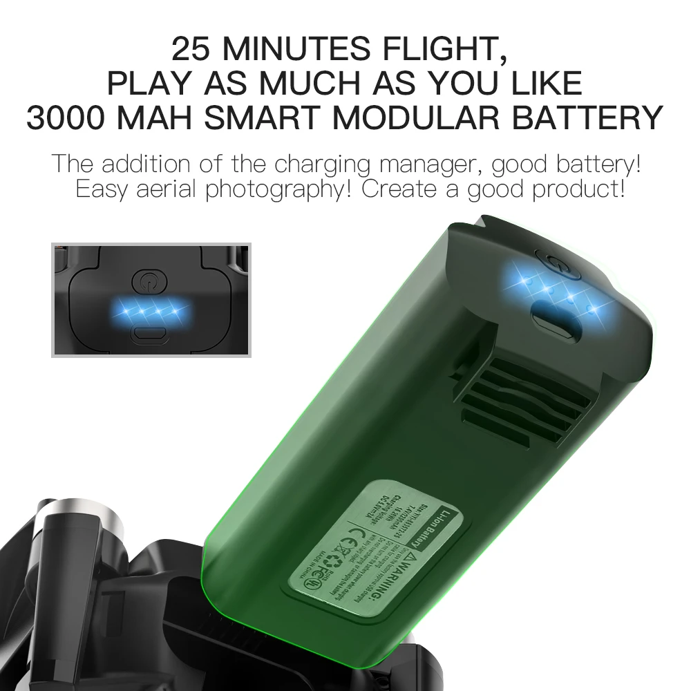 Квадрокоптер FEMA SG108 pro 2 осевой карданный HD 4K 1 км GPS Wi Fi FPV|Радиоуправляемые