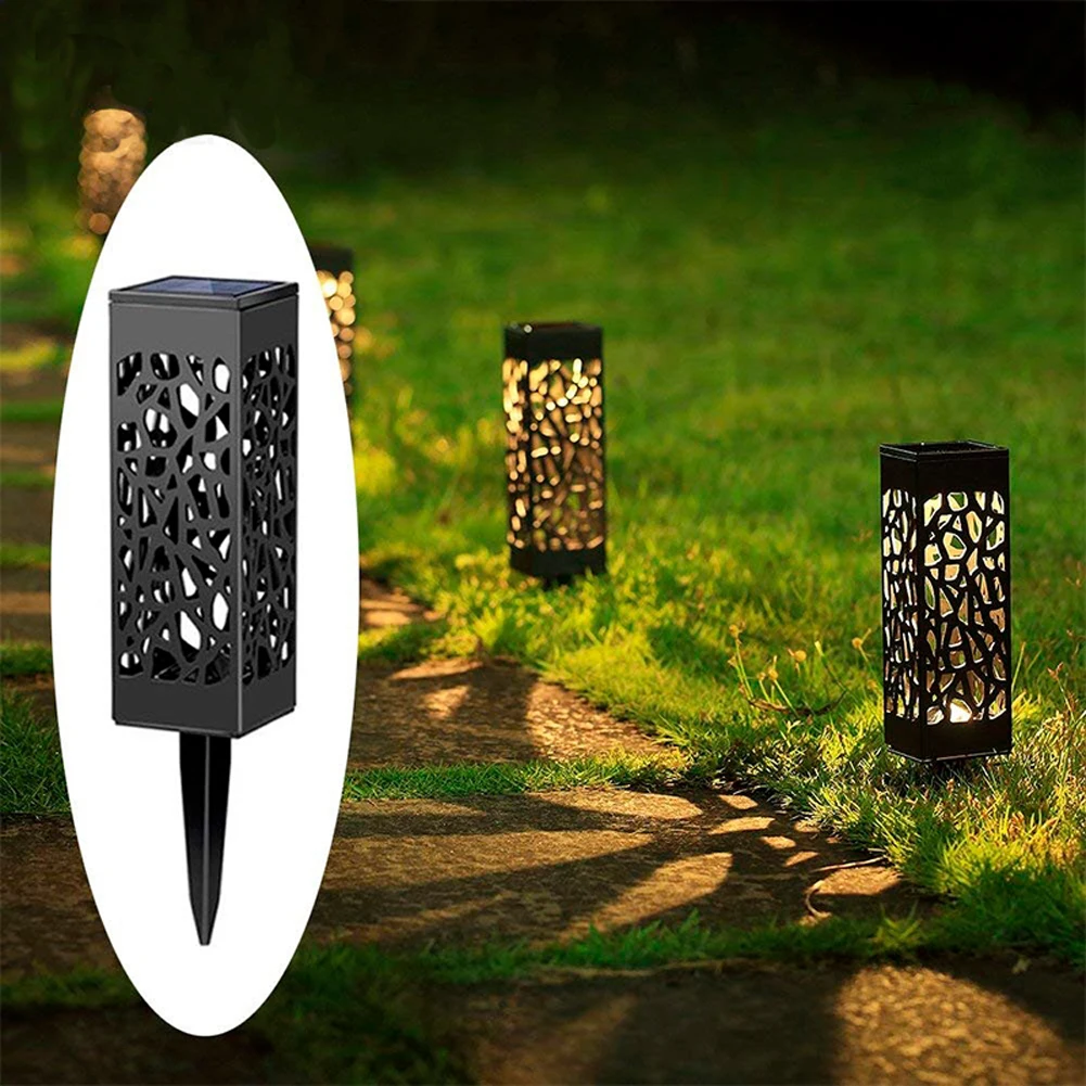 Уличный садовый светильник на солнечной батарее 1 8 светодиосветодиодный ажурный