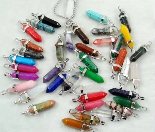 Ожерелье женское из нержавеющей стали с натуральным агатом