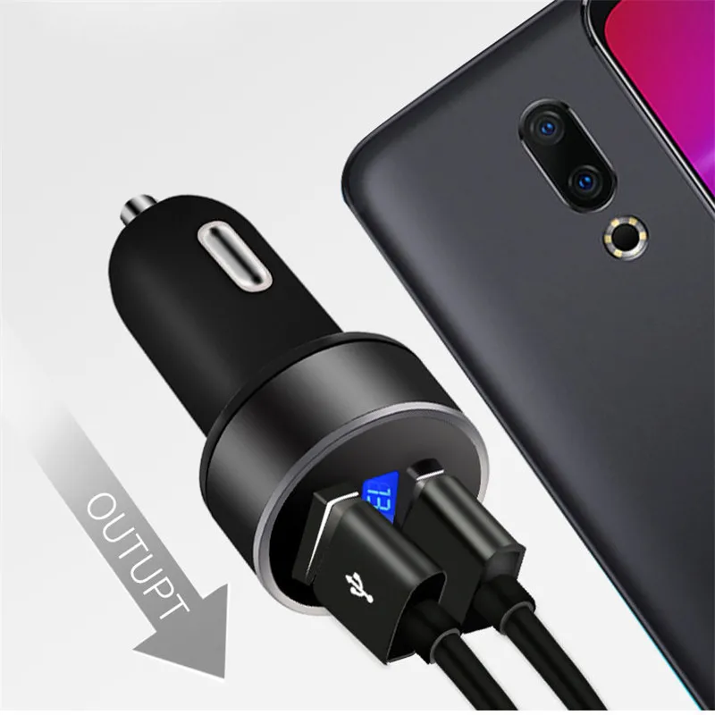 Зарядное устройство для быстрой зарядки автомобильных USB-устройств с прикуривателя для Renault Clio Laguna 2 Megane 3 Duster Logan Captur.
