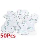 50 шт. белые электродные подушечки для цифровой терапевтической машины для похудения Электрический массажер для тела шейный позвонковый коврик оптовая продажа