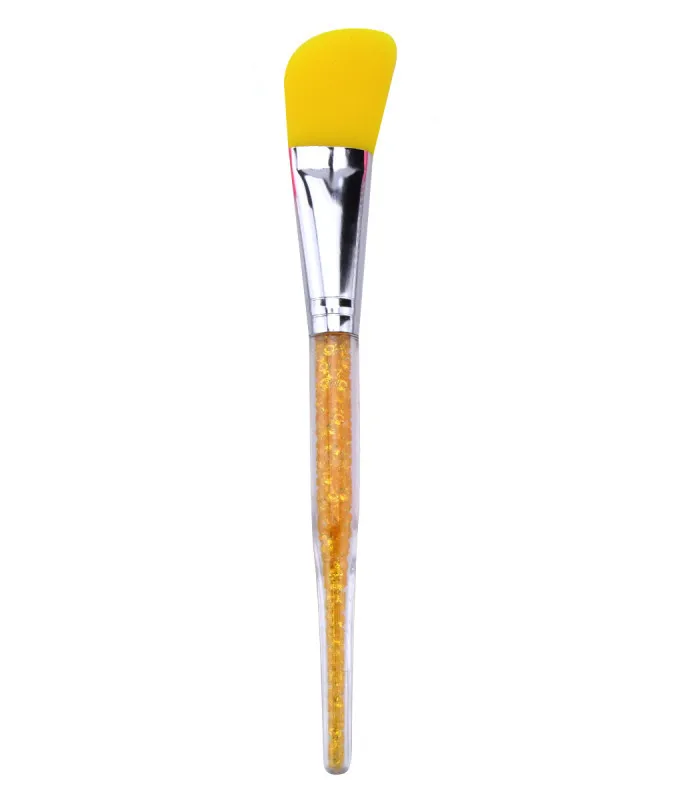 Yellow Силиконовые стразы, маска, кисть для лица, глаз, сна, грязь, сделай сам, крем, смешивающий, уход за кожей, красота, тональный крем, консилер, инструмент, Maquiagem - Цвет: Yellow