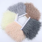 1 метр окрашенное разнообразное натуральное страусиное перо отделка Кружева 8-10 см Высокое качество искусственная лента