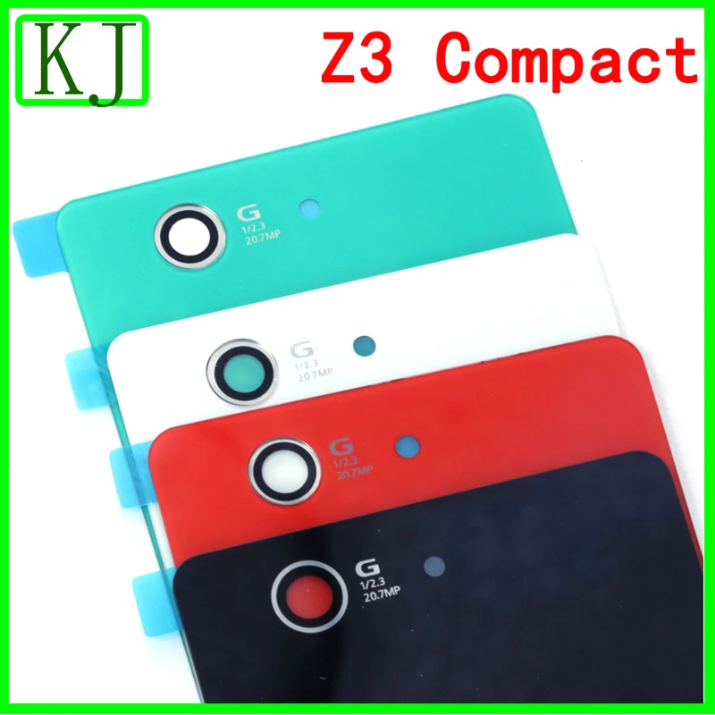 Для sony xperia Z3 Compact Mini крышка батареи Задняя стеклянная дверь корпус чехол для z3 z3mini задняя крышка корпуса