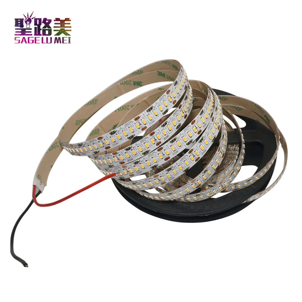 5 м/рулон DC24V 3014 SMD 240 светодиодный/m 1200 светодиодный s высокая яркость IP20