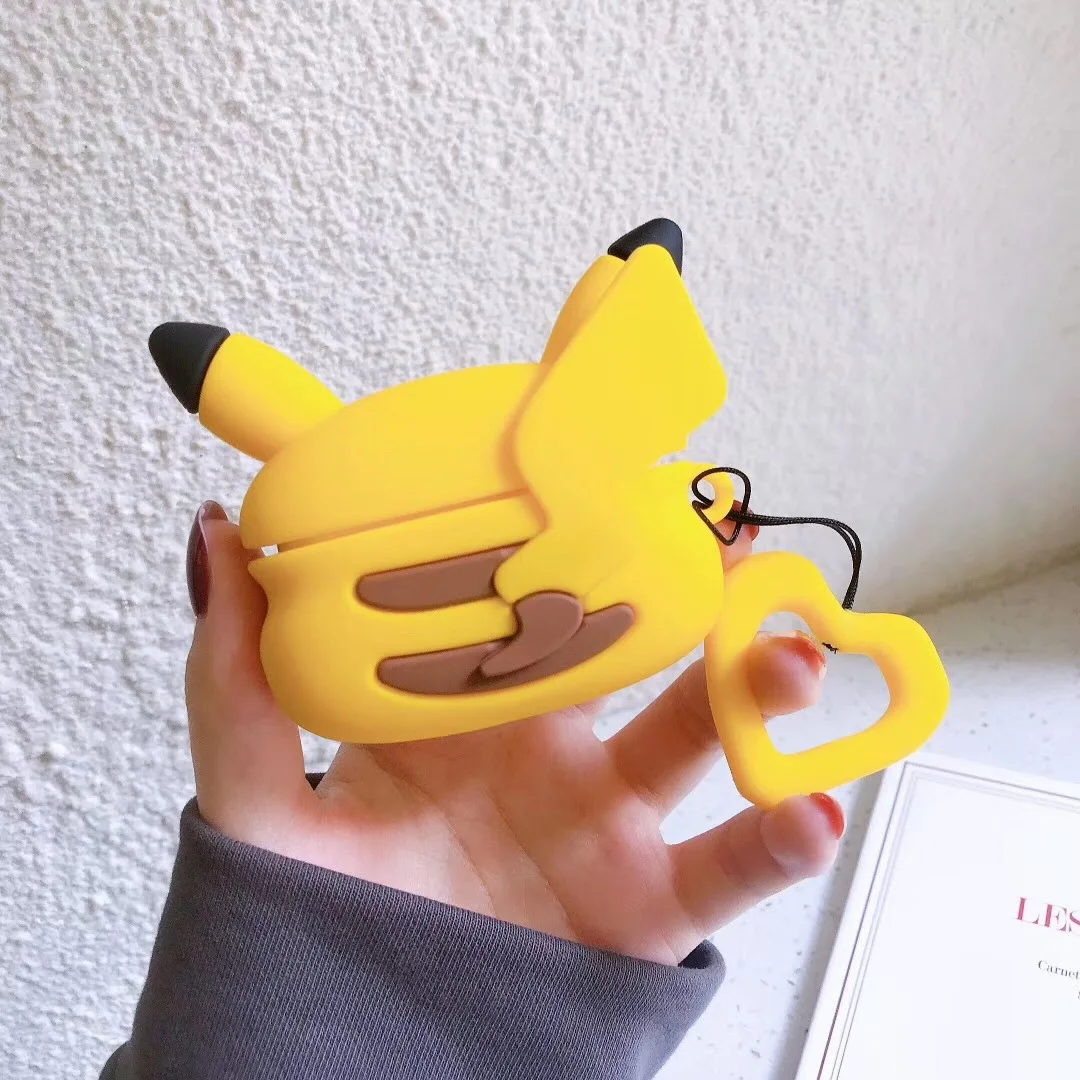 

Pokemon AirPods Pro 3 Silicone Protective Cover Pikachu Back Cartoon Anti-fall Bluetooth Headset Protective Cover New Year Gift