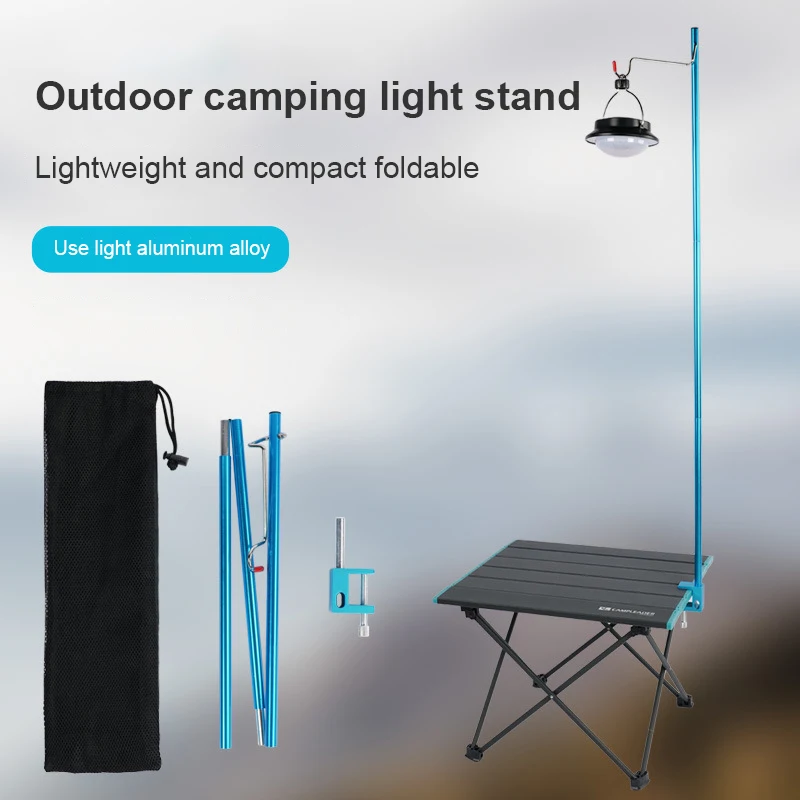 

Detachable Folding Lamp Pole Camping Bracket Holder Outdoor Lantern Stand Tripod Portable Outdoor Elements Camping Light Stand