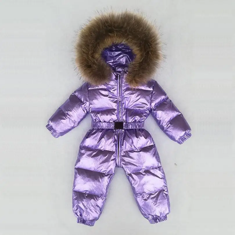 Детский Зимний пуховик с капюшоном теплая плотная верхняя одежда для малышей Romber