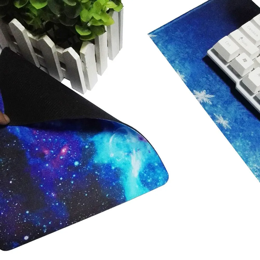 Ouhaobin резиновый коврик для мыши игровой ПК ноутбука muismat стол Galaxy прямоугольный