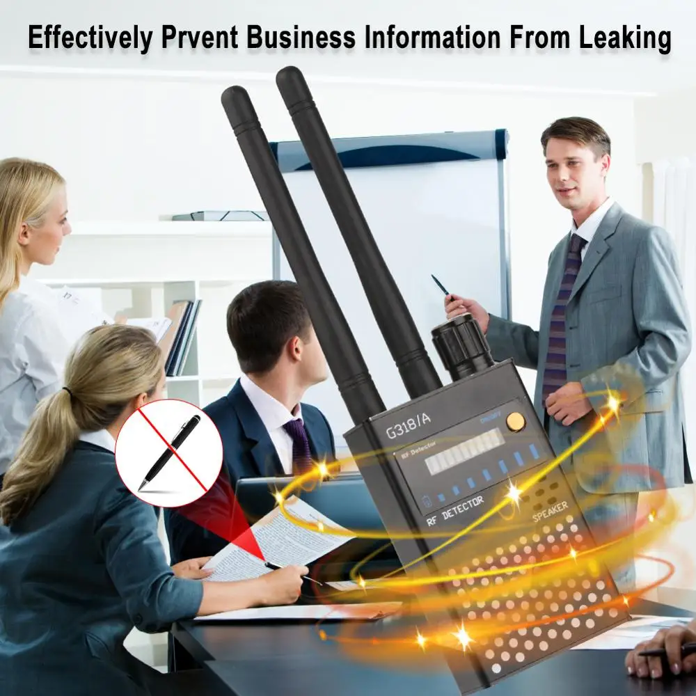 

Full Frequency Anti-Wiretapping Anti Candid Camera RF Signal Detector Gsm Wireless Wifi Signal Tracker Camera Detector