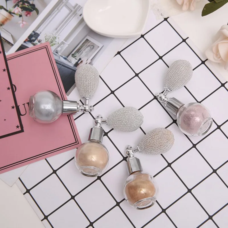 Горячая 1 шт спрей Мерцающий Порошок Хайлайтер для лица макияж косметика