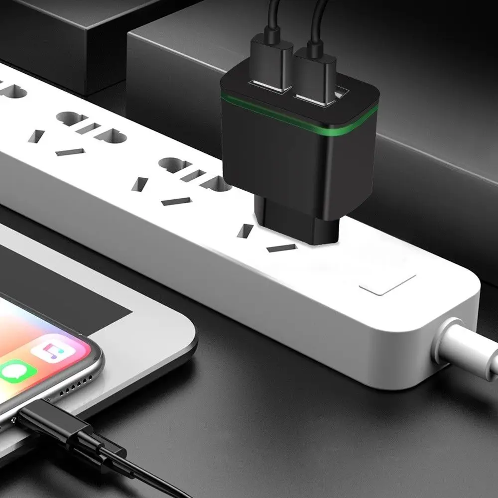 ABS Mobile Phone Wall Charger Socket Adapter EU Plug 5V 4A Fast Charging 4 Port USB Hub travel charging | Мобильные телефоны и