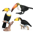 Дикие птицы, животные, статическая имитация, искусственная реальность, экшн-фигурка, обучение науки, подаркинабор птиц