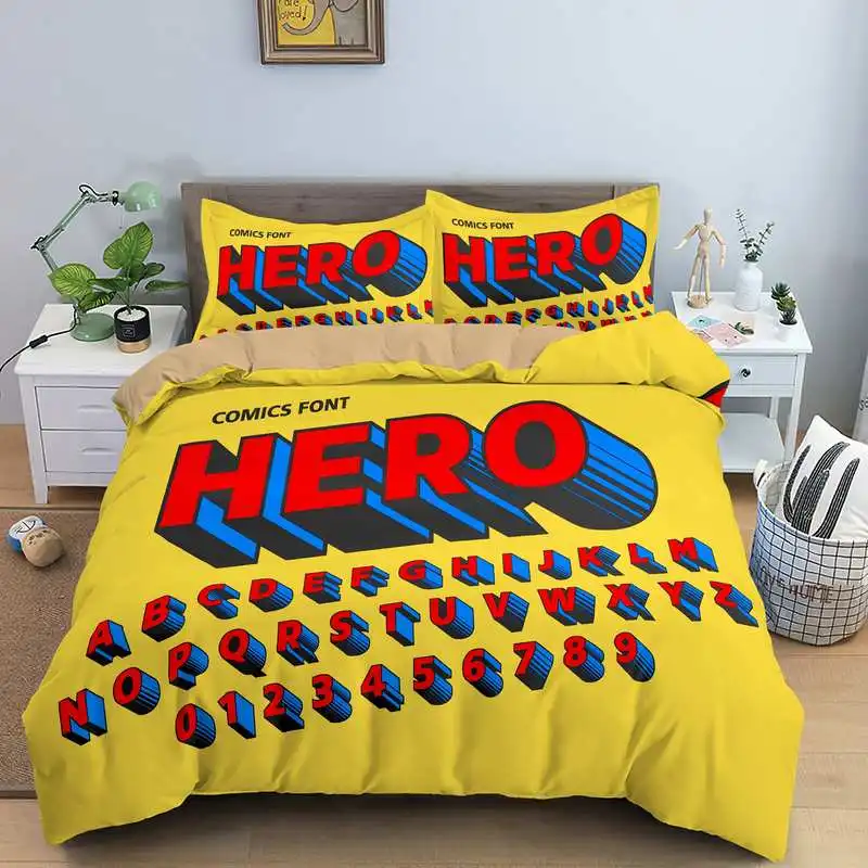 

3D Cartoon Bedding Set Duvet Cover Pillowcase Comforter