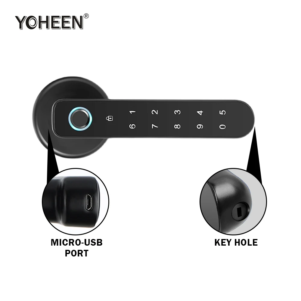 Умный дверной замок YOHEEN TTlock BLE Wi-Fi электронная цифровая дверная ручка