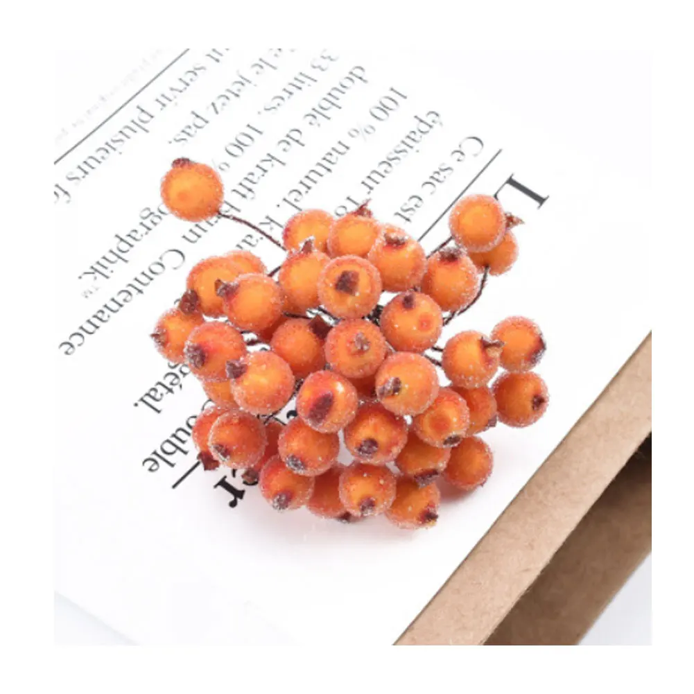 

Simulation Berry Xmas Decor Lifelike Flowers Wedding Supply Bridal Bouquet Christmas Tree Decorations Home Ornament Decor Props