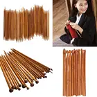 Набор бамбуковых спиц для вязания, 123656 шт., 18 размеров