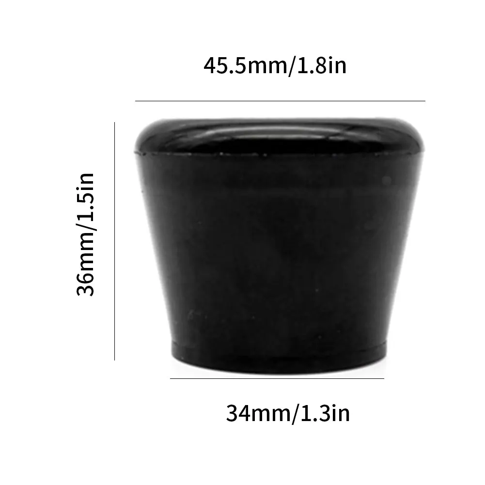 

PU Rubber Roller Skate Toe Stoppers 1 Pair With Screws,Double Row Skate Brake Head,Four-Wheel Roller Skate Brake 1.85x1.3 Inch