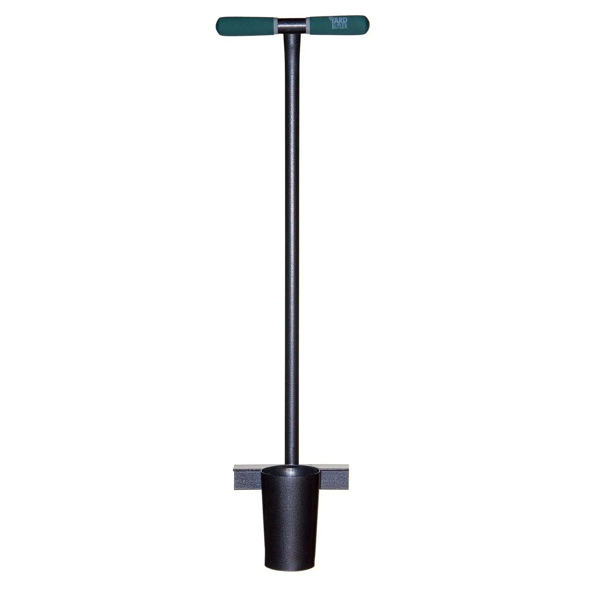 

Heavy-duty steel long-handled bulb garden yard planter tool