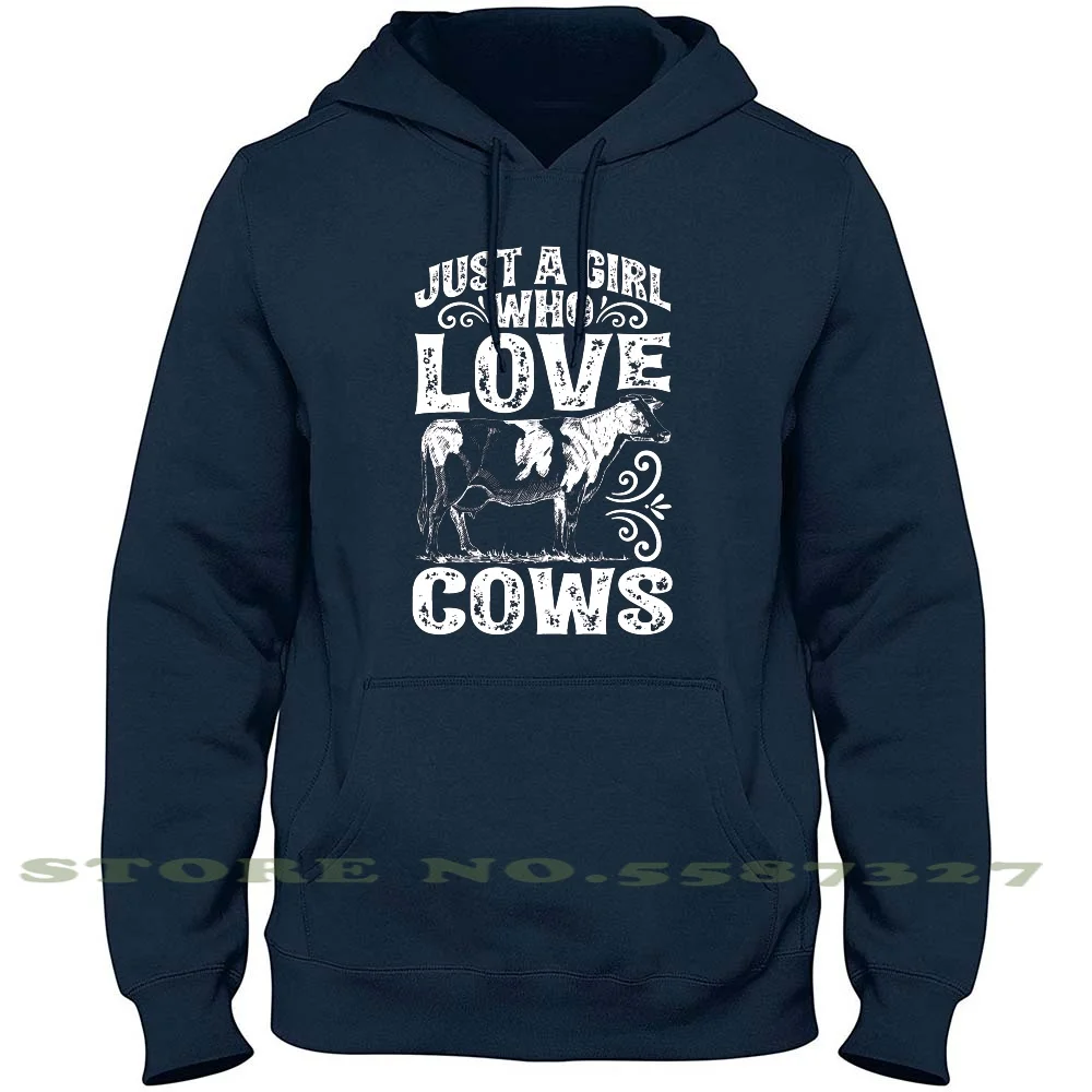 

Just A Girl Who Love Cows T Shirt Funny Cow Lover Farm Gifts Streetwear Sport Hoodie Sweatshirt Funny Farmers Cow Lovers Animal