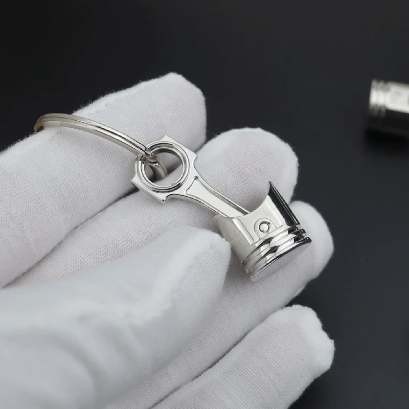 Personalisierte Auto Motor Kolben Keychain Anhänger Auto Änderung Kreative Geschenke Schlüssel Ring für Männer Jungen Treiber Auto Liebhaber – Detail 3
