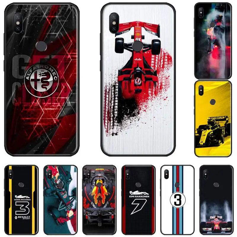 Роскошный чехол для телефона Formula 1 DIY Xiaomi Mi A1 A2 5 6 6PLUS 8 9 SE Lite MIX 2 2S MAX 3 Pocophone F1|Бамперы|