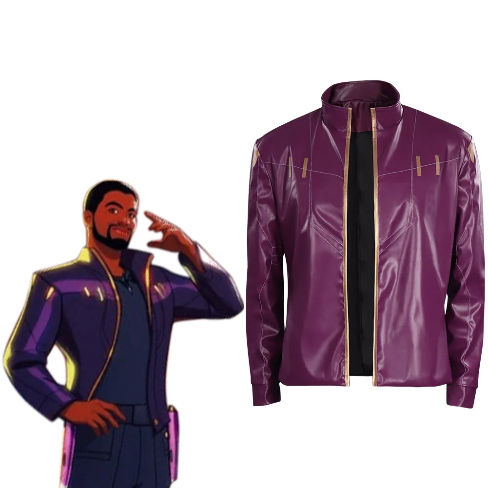 What If-Star Lord Challa Cosplay Costume Coat Outfit Halloween Carnival Suit