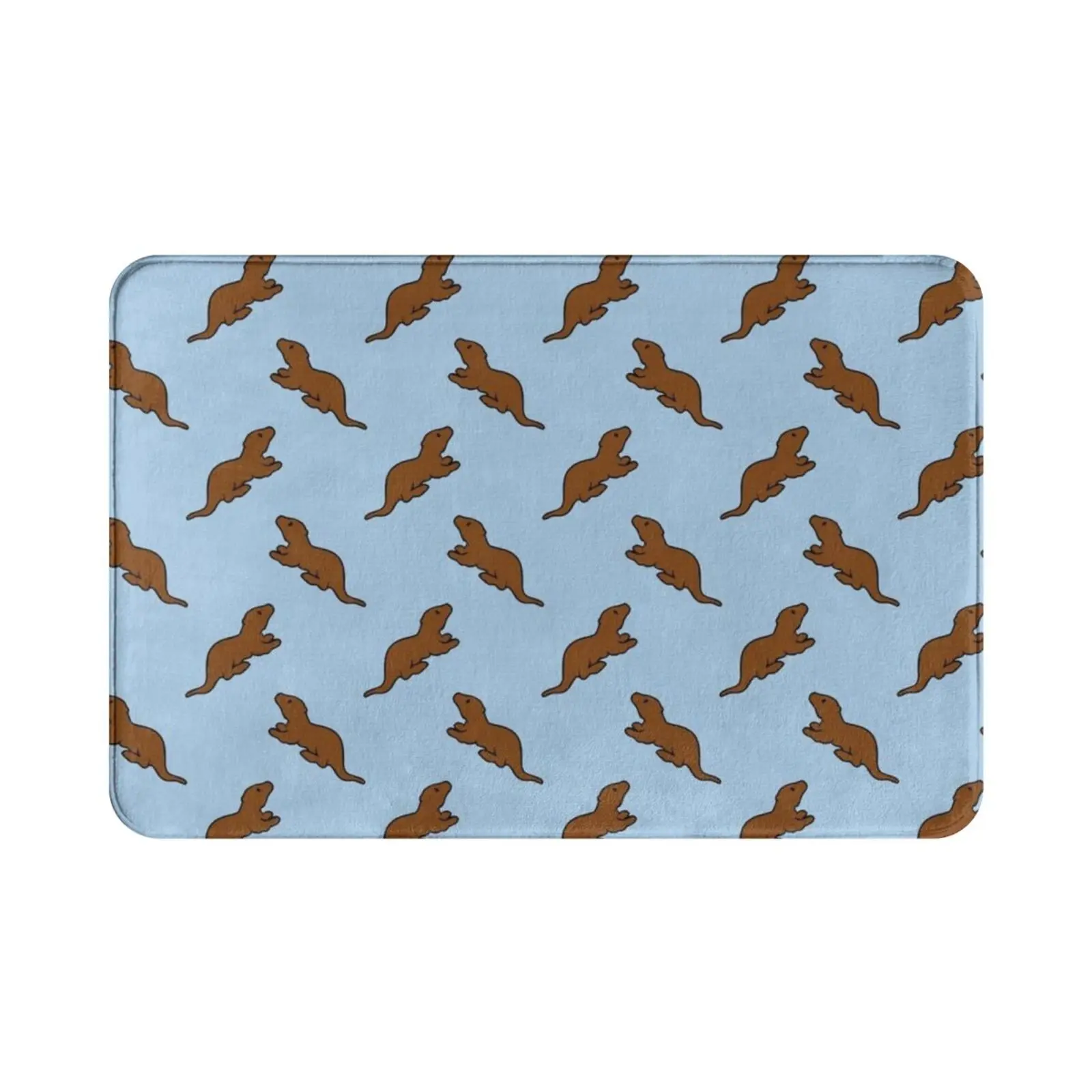 Милый коврик с принтом выдры подушка мягкие узоры узором вода тарка река океан