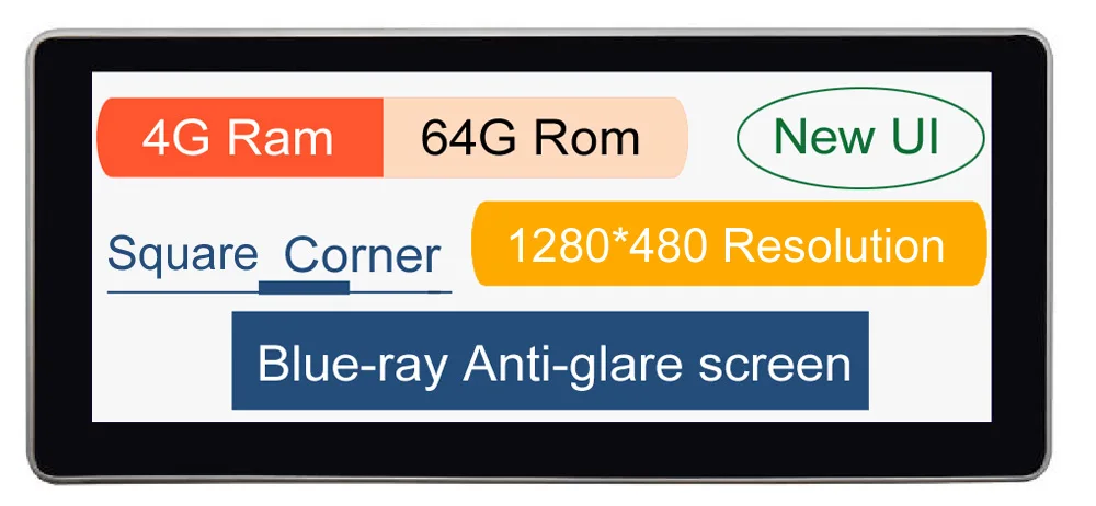 4-64G Square corner 10,25 дюймов 4+ 64G Android дисплей для Mercedes Benz GLK X204 2008-2012 автомобильный Радио экран gps навигация Bluetooth Сенсорный экран - Цвет: 4-64G Square corner