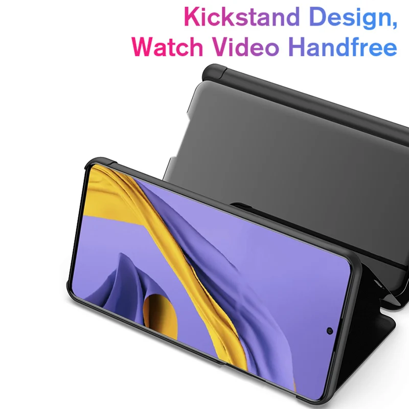 

Smart Mirror Phone Case For Samsung Galaxy A51 A71 A70 A70s A81 A91 S20 Plus S20 Ultra S10 Lite M40s M60s M80s Flip Phone Cases