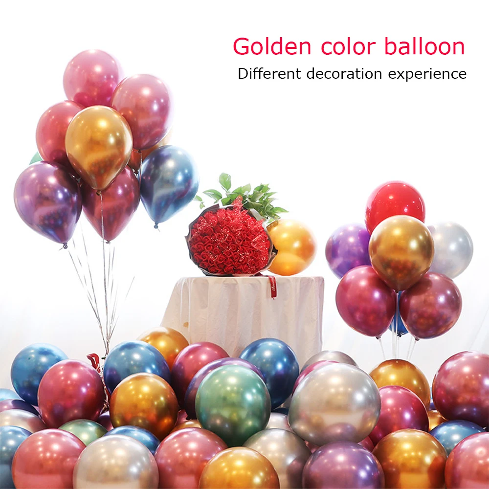 10 шт./лот 12 дюймов латексные шары уплотненный жемчуг шар для дня рождения свадьбы