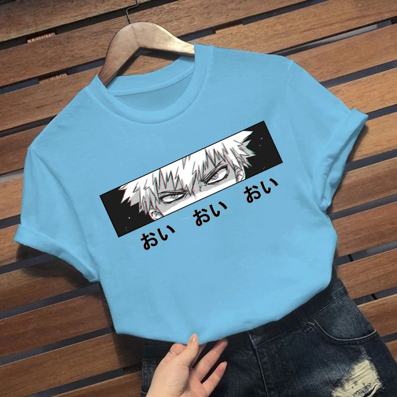 

Men T Shirt My Hero Academia Bakugou Anime Oversized T Shirt Men's Clothing