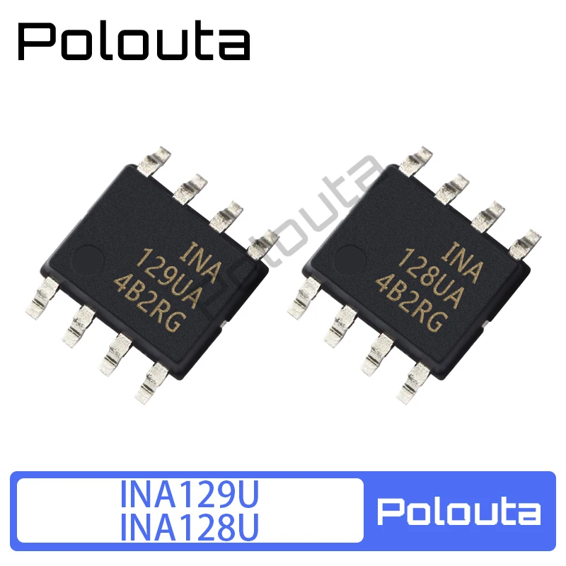 

2 Pcs INA128U INA129U SOP-8 Instrumentation Amplifier IC Arduino Nano Integrated Circuit DIY Electronic Kit Free Shipping