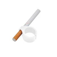 1pcs silicone smoker finger ring hand rack cigarette holder smoking accessories for game player driver hand free
