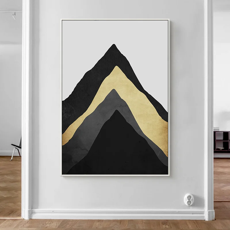 

Abstract Mountains Modern Nordic Decorative Painting Library Bedroom Entrance Wall bi gua hua