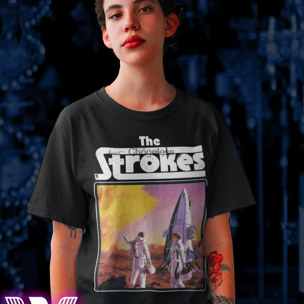 

Hypebest Clothing The Strokes Rock Band Shirt Unisex Tee Casual Vintage