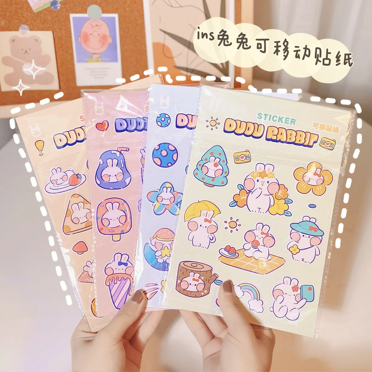 Фото - Korean ins style sticker cute girl heart waterproof sticker student notebook hand account material sticker cartoon sticker 1pc ins korean girl heart rainbow wave laser sticker cute hand account diy star chasing card stationery decorations material